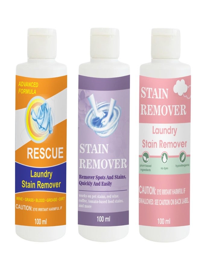 TOOVUS Stain Remover Combo Pack of Orange, Purple and Pink Stain Remover | Multi-Surface Cleaning Solution for Clothes, Fabrics, Upholstery (100 g Each) - Image 1